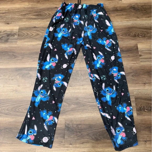 Disney Stitch Character unisex size M Pajama Pants. Lightweight. Gently used. - Picture 2 of 3